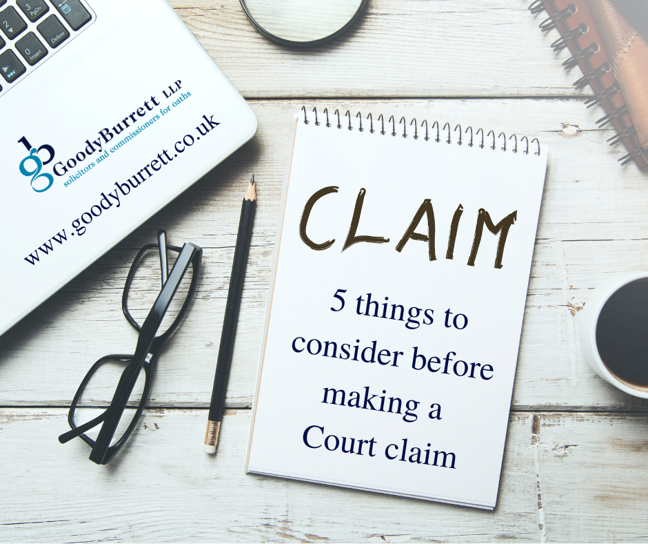 5 Things to Consider When Making a Court Claim