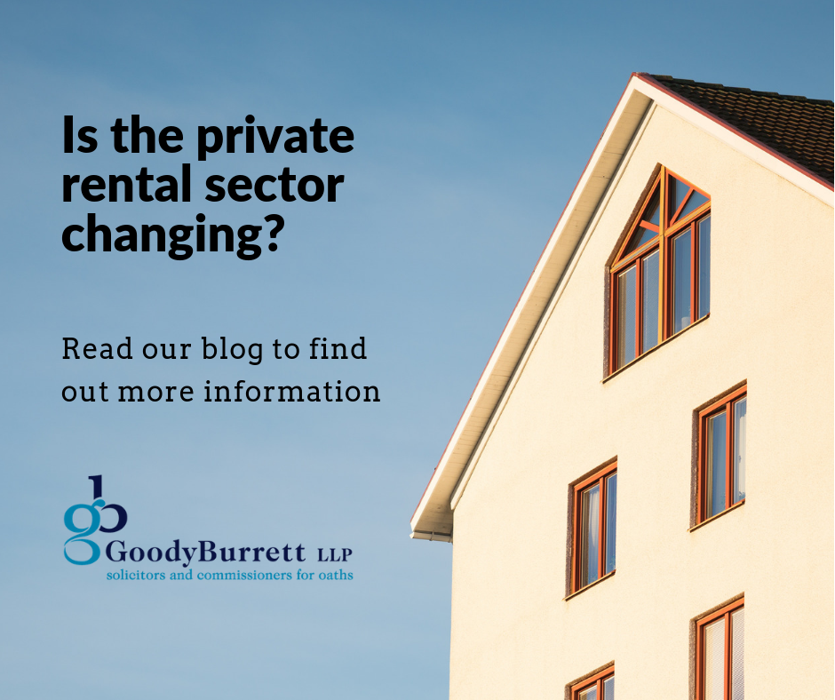 Is the private rental sector changing?