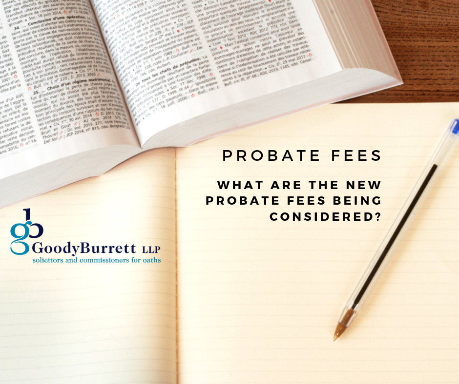New Probate fees being considered