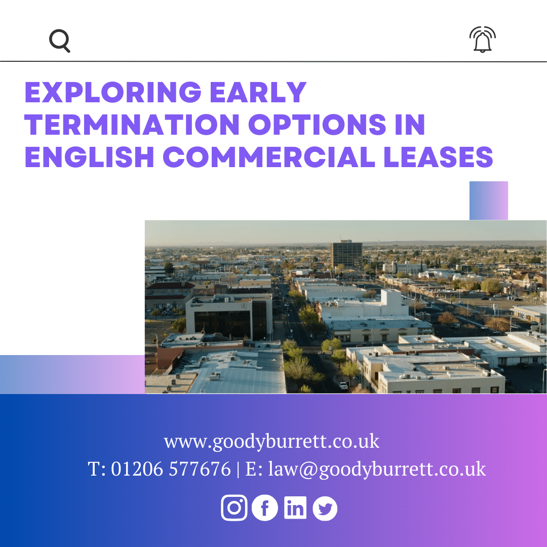 Exploring Early Termination Options in English Commercial Leases